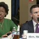 Illinois Rep. Lauren Underwood and Acting Homeland Security Sec. Kevin McAleenan